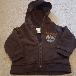 12month Timberland zipper hoodie